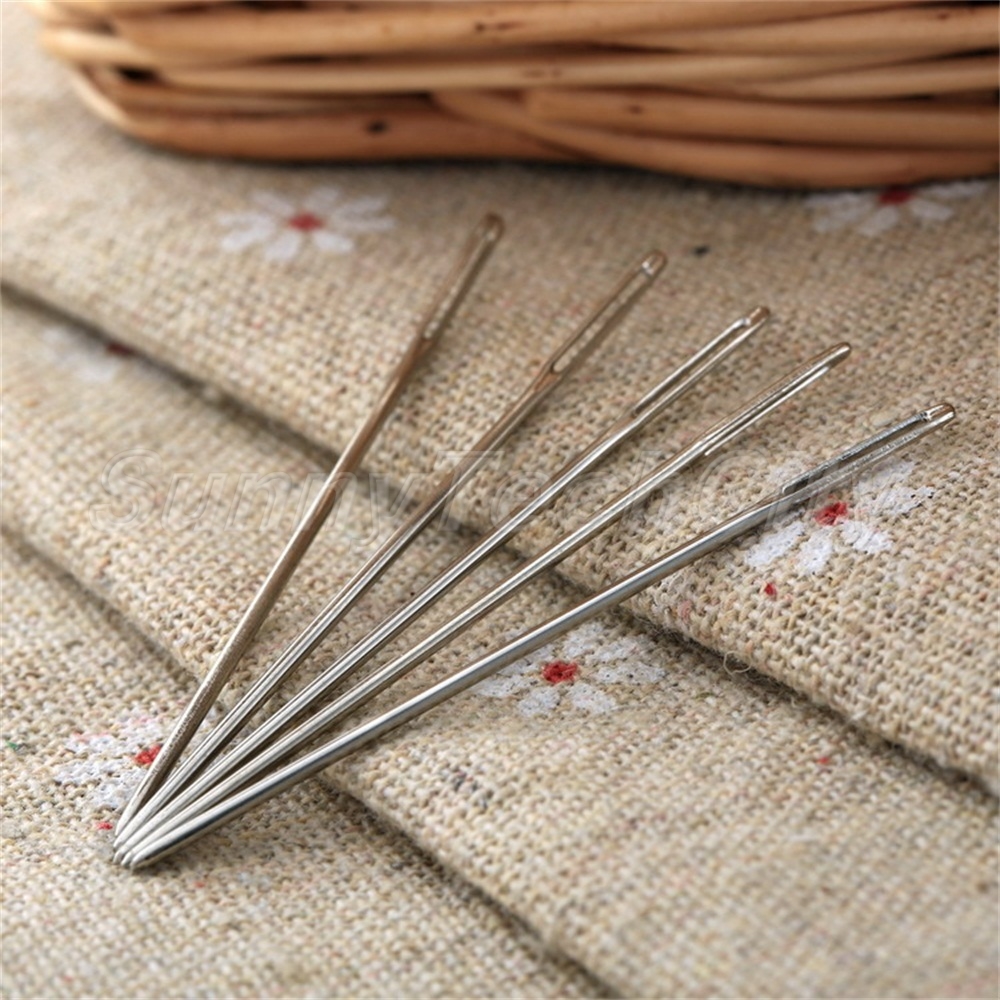 5Pcs 48mm Large Eye Darning Needle Embroidery Tapestry Needle Sewing Crafts Tool