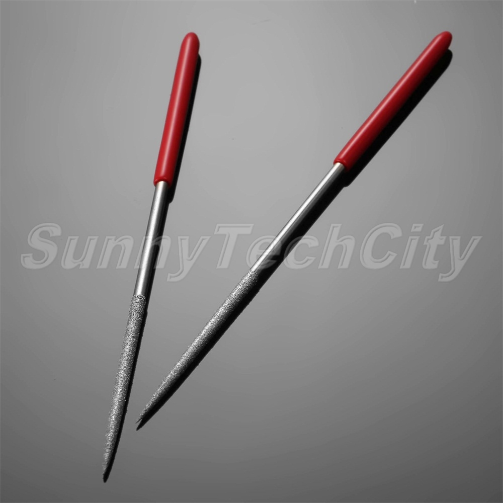 Mini Diamond Needle Files 3*140mm Round Needle File with Diamond