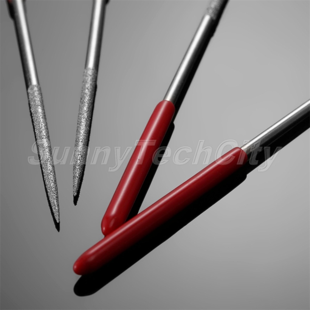 Mini Diamond Needle Files 3*140mm Round Needle File with Diamond