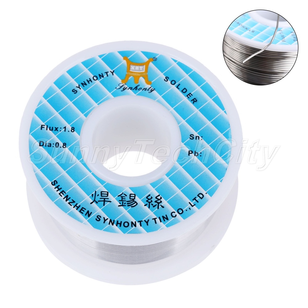 0.8mm Tin Lead Alloy Solder Iron Low Melt Point Soldering Wire Insulation Resist