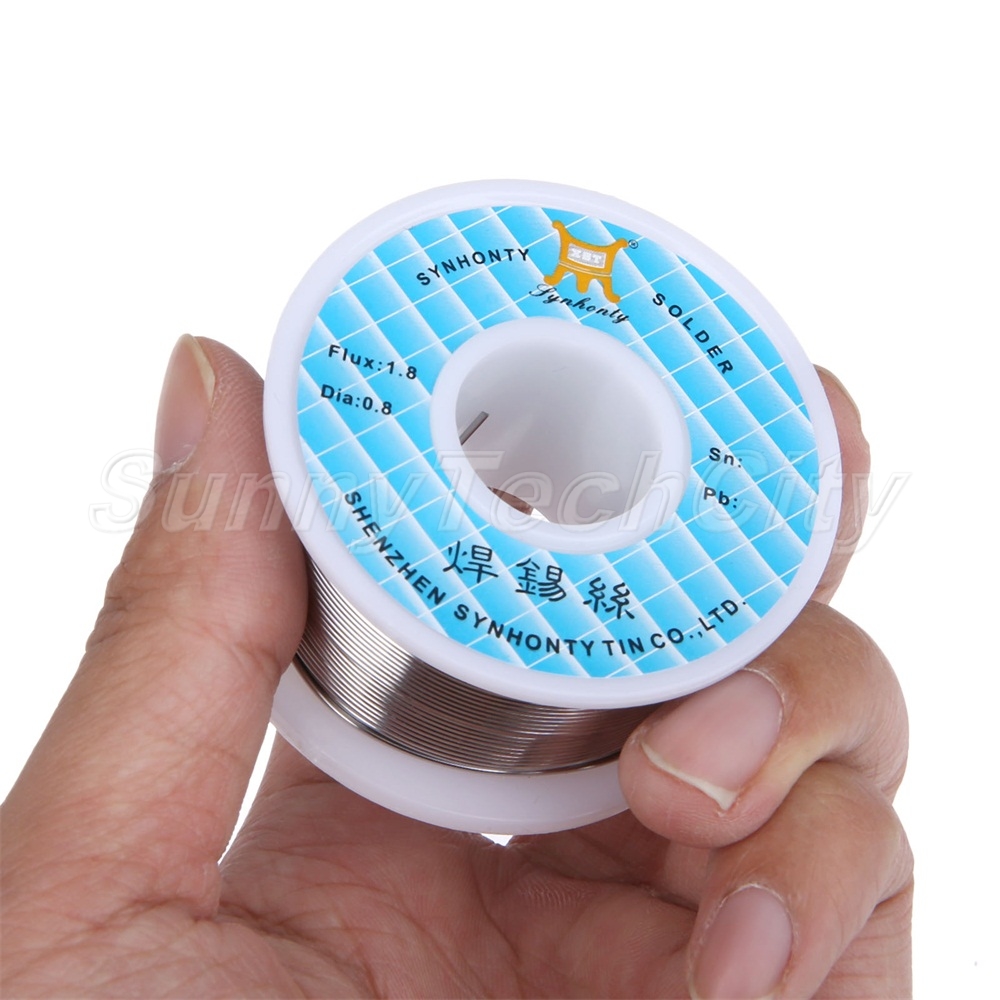 0.8mm Tin Lead Alloy Solder Iron Low Melt Point Soldering Wire Insulation Resist