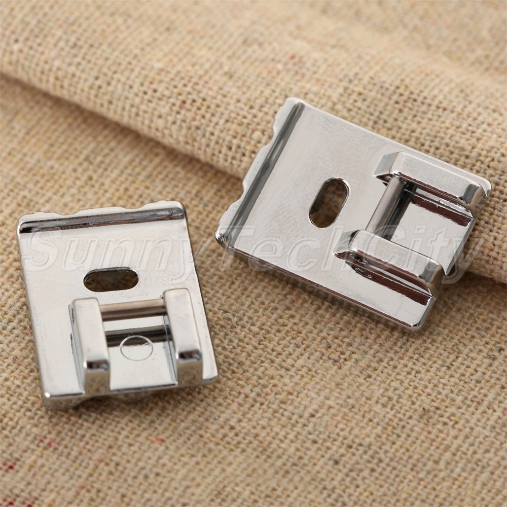 1Pc Double Welting Cording Piping Foot For Domestic Sewing Machine