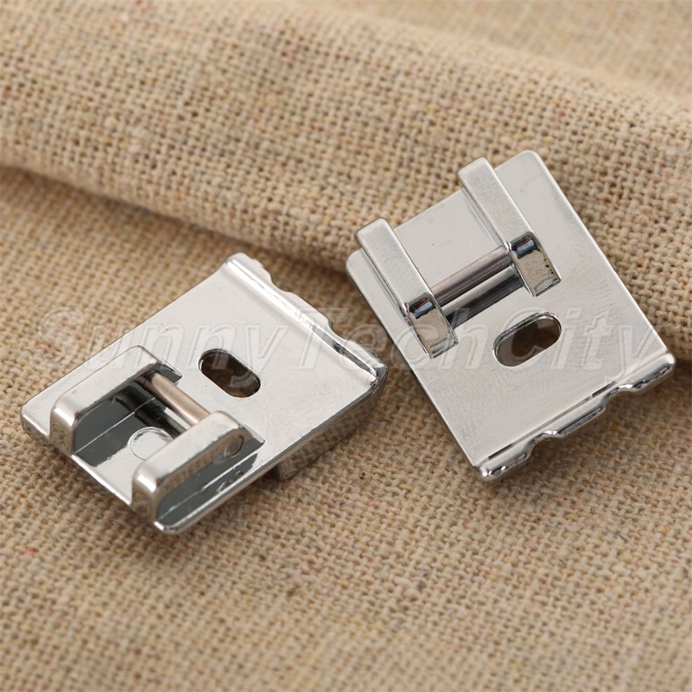 1Pc Double Welting Cording Piping Foot For Domestic Sewing Machine